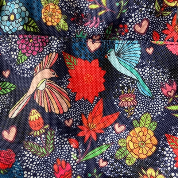 EUC🌟LILY BLOOM Kathryn Navy Floral Boho Purse Handbag - Picture 9 of 9